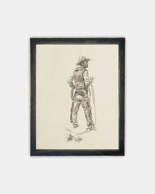 Cowboy Spurs Vintage Art Print
