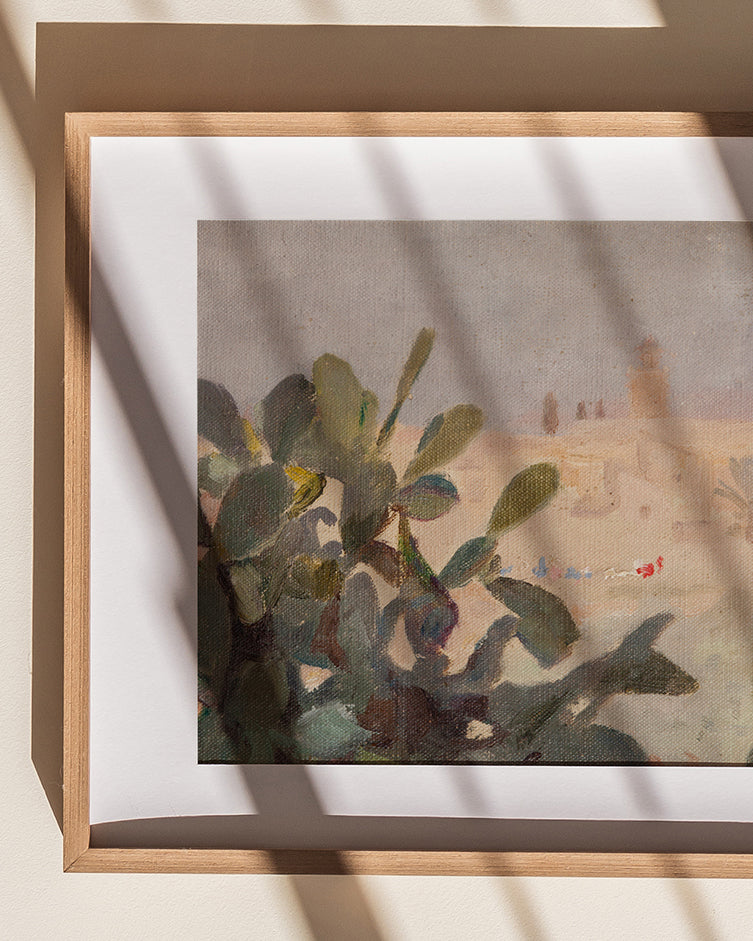Cactus Nopales Vintage Art Print