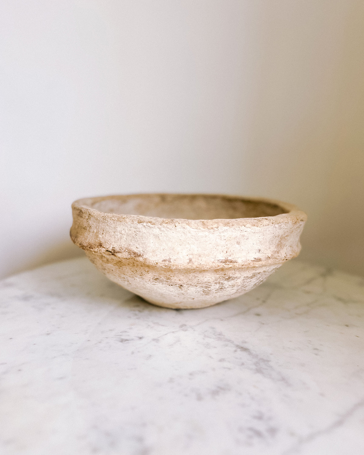 Antique Paper Mache Bowl