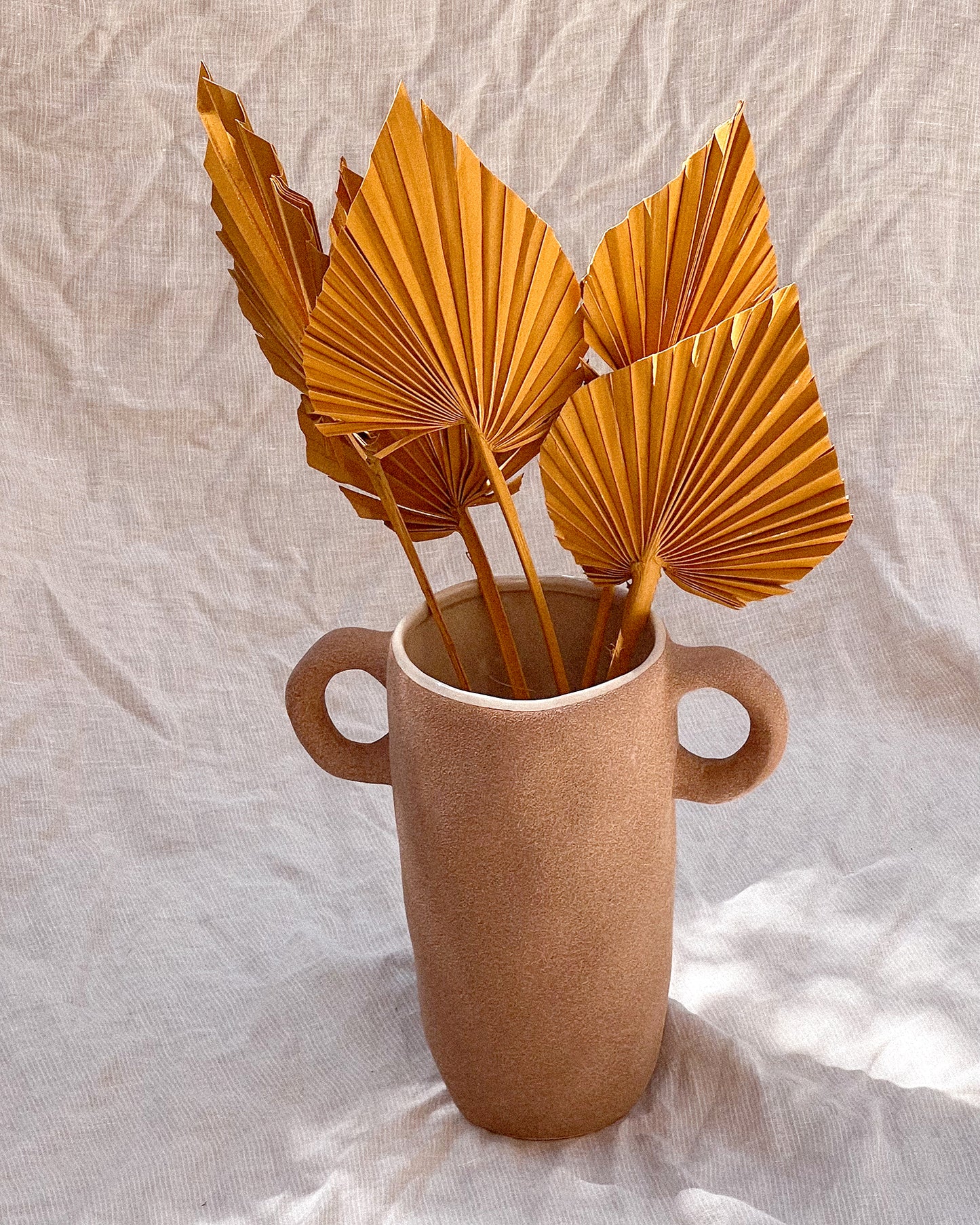 Burnt Orange Dried Palm Spears