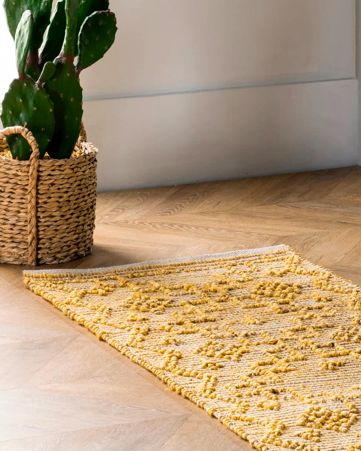 Coyote Mustard Jute Rug