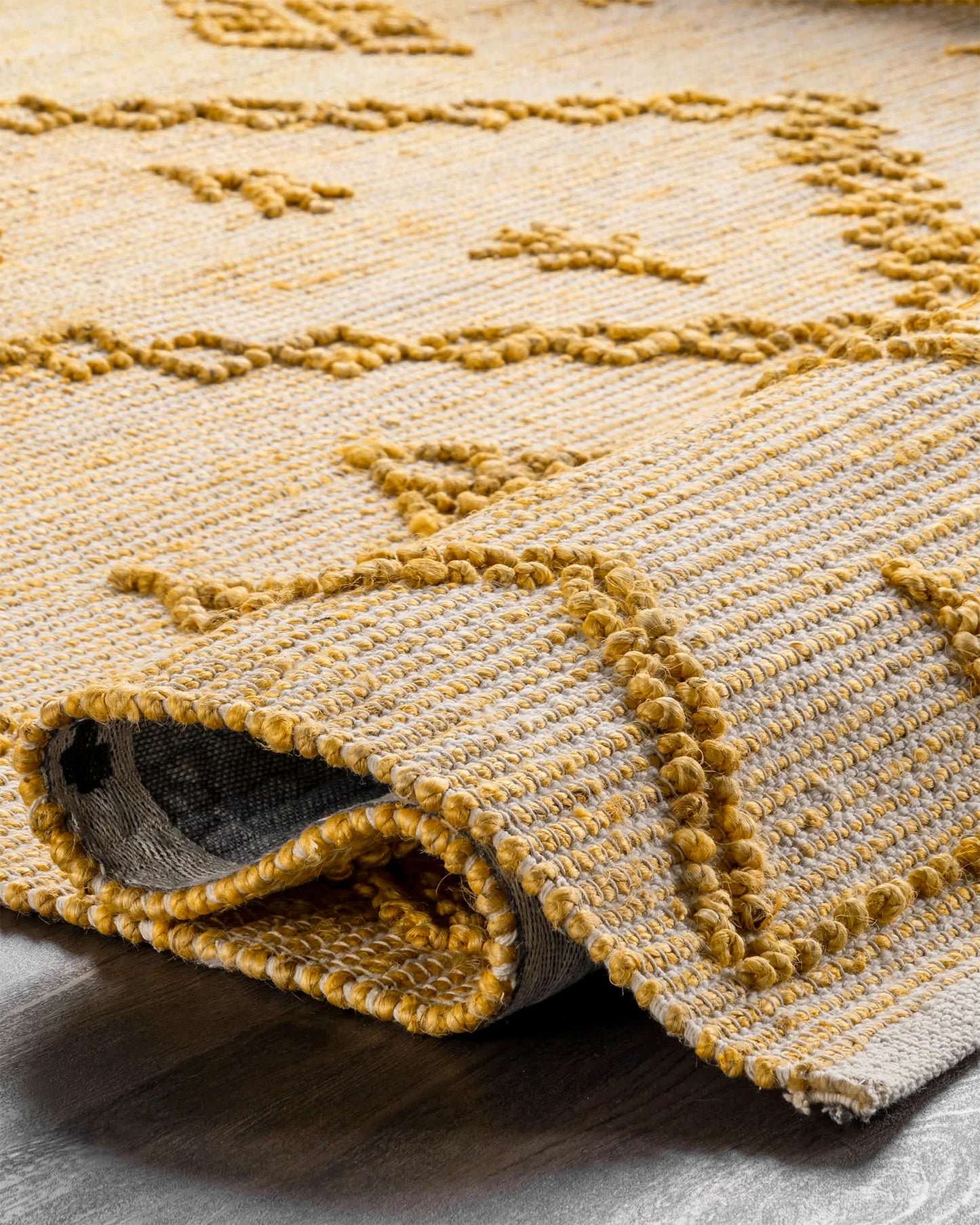 Coyote Mustard Jute Rug