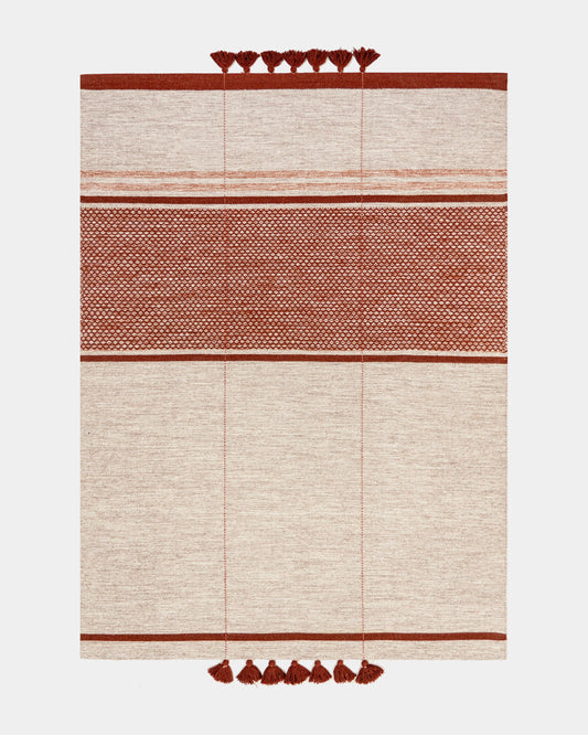 Cruz Rust Wool Rug