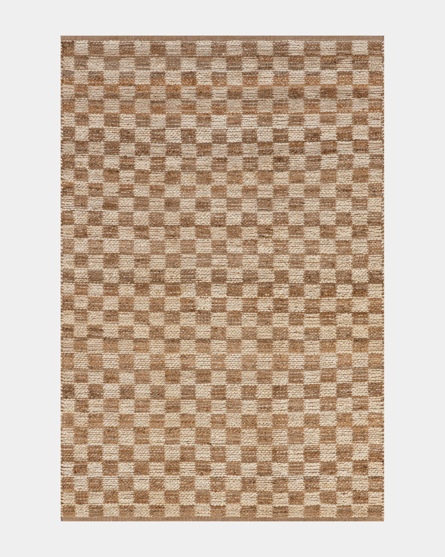 Dune Mini Checkerboard Jute Rug