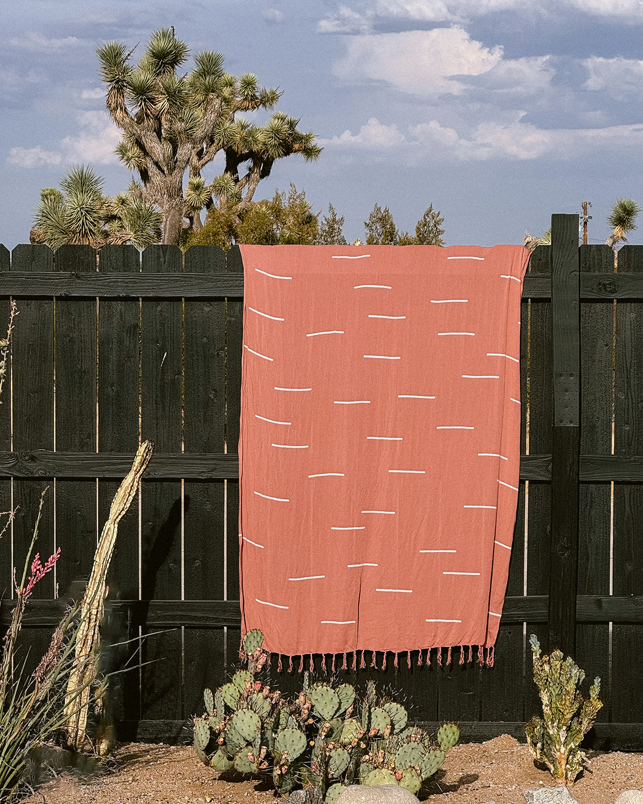 Dusty Rose Lines Tapestry