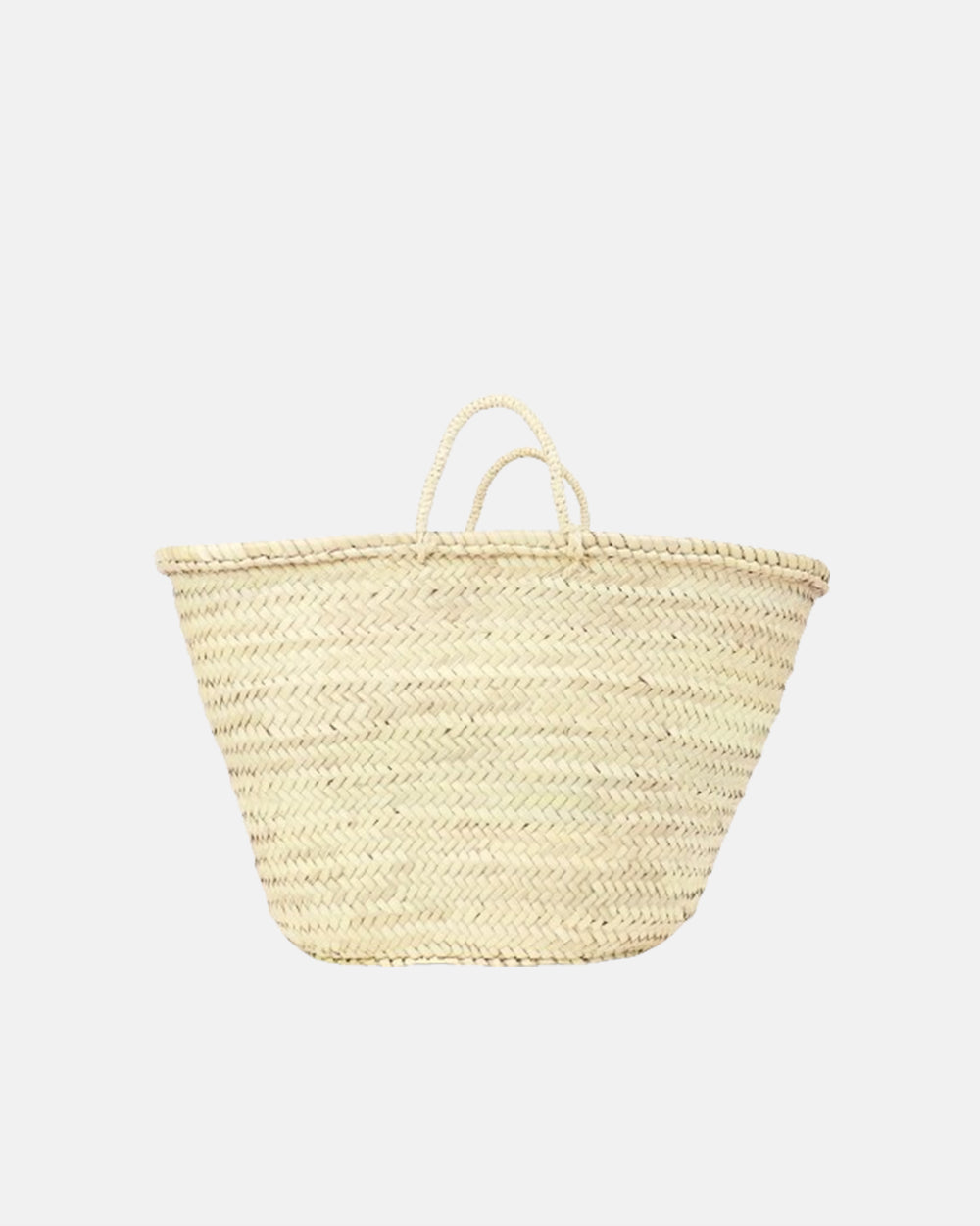 Straw French Market Basket