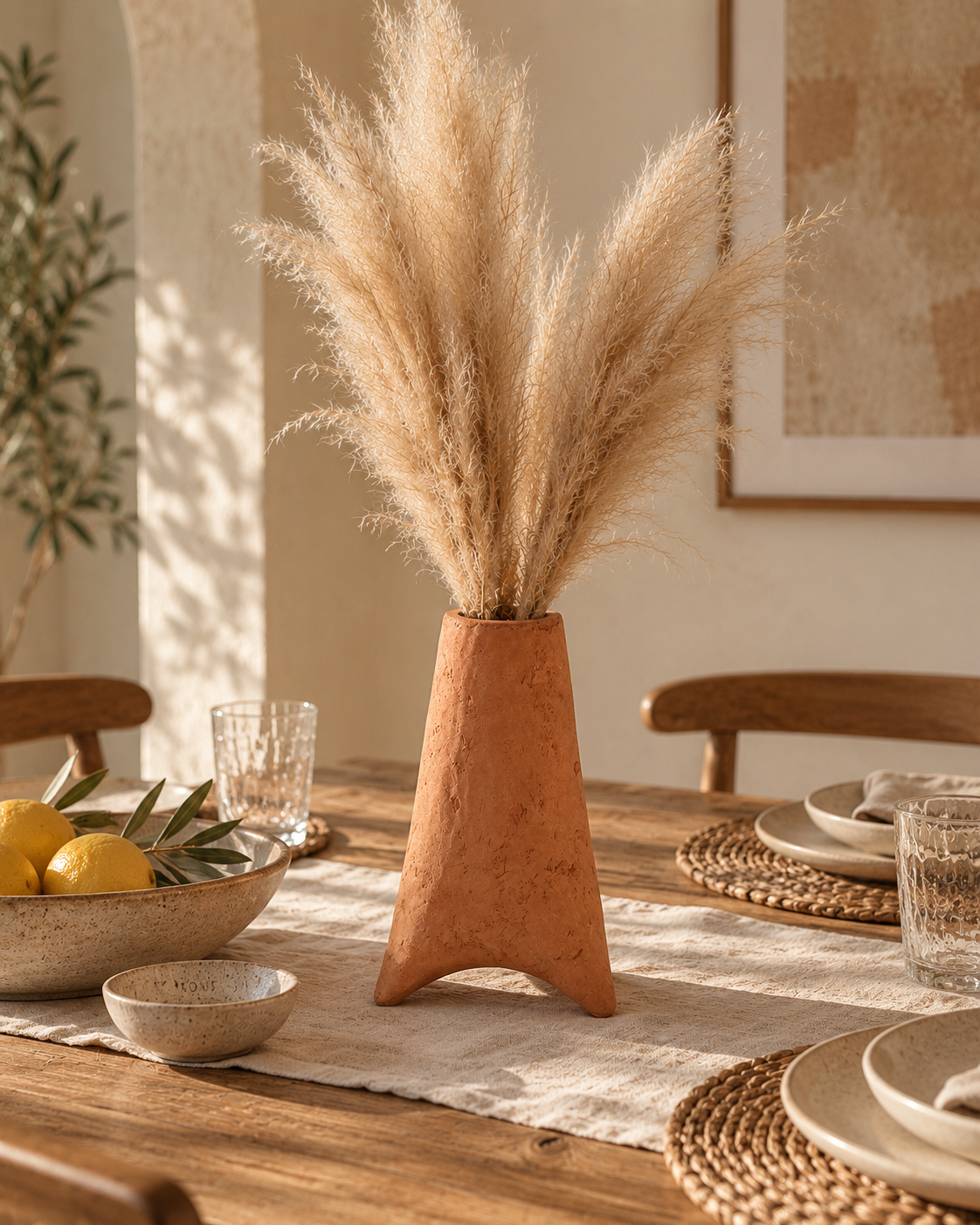 Gia Handmade Terracotta Vase