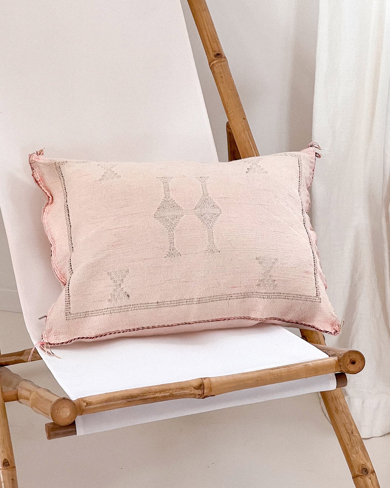 Lea Pink Cactus Silk Pillow