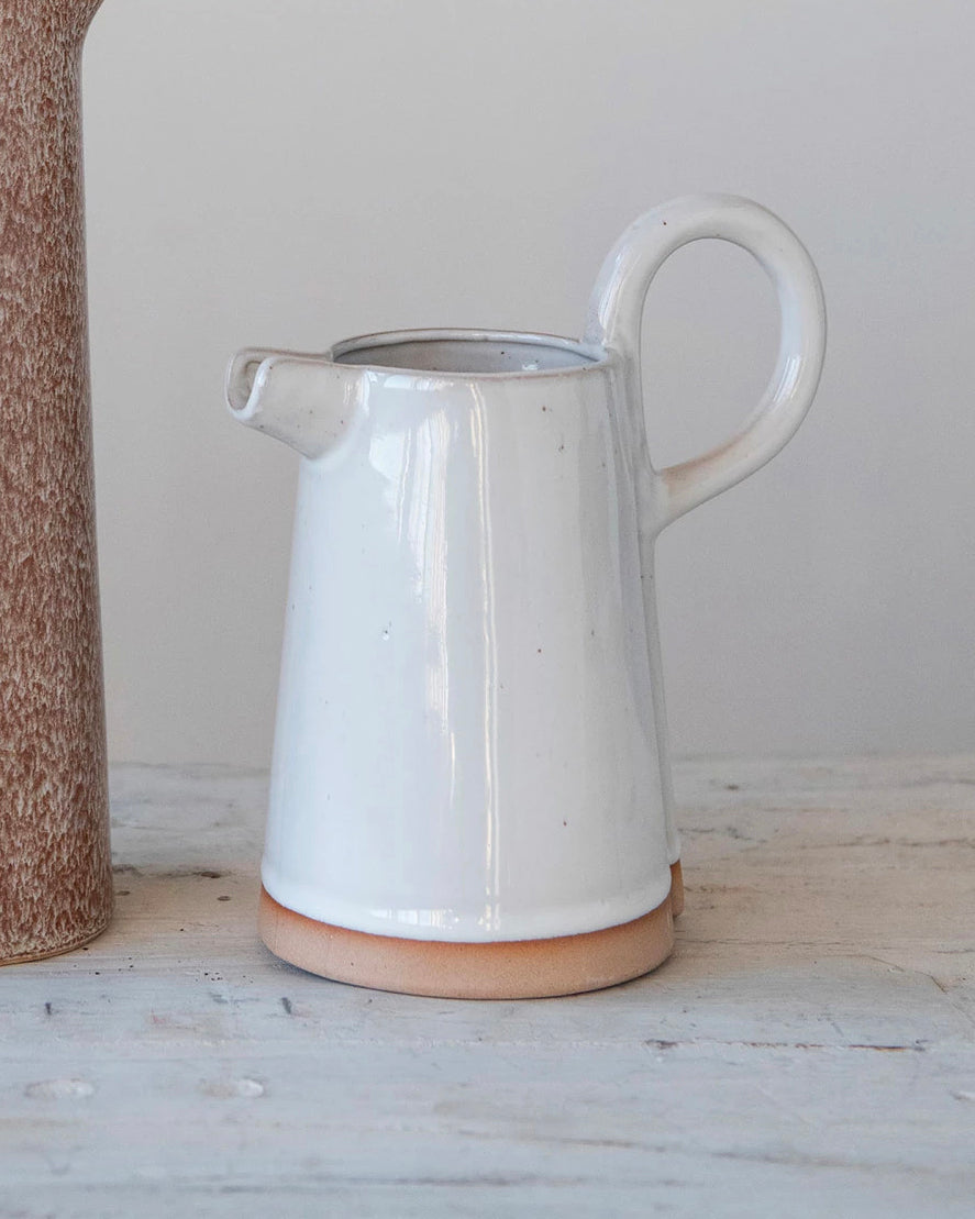 Farmhouse Ceramic Pitcher