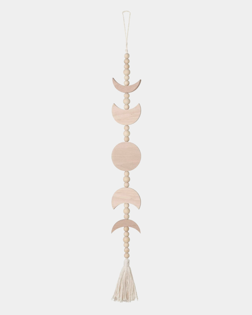 Moon Phase Wood Wall Hanging