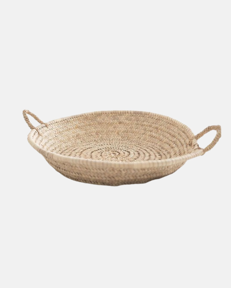 Straw Moroccan Tabletop Basket