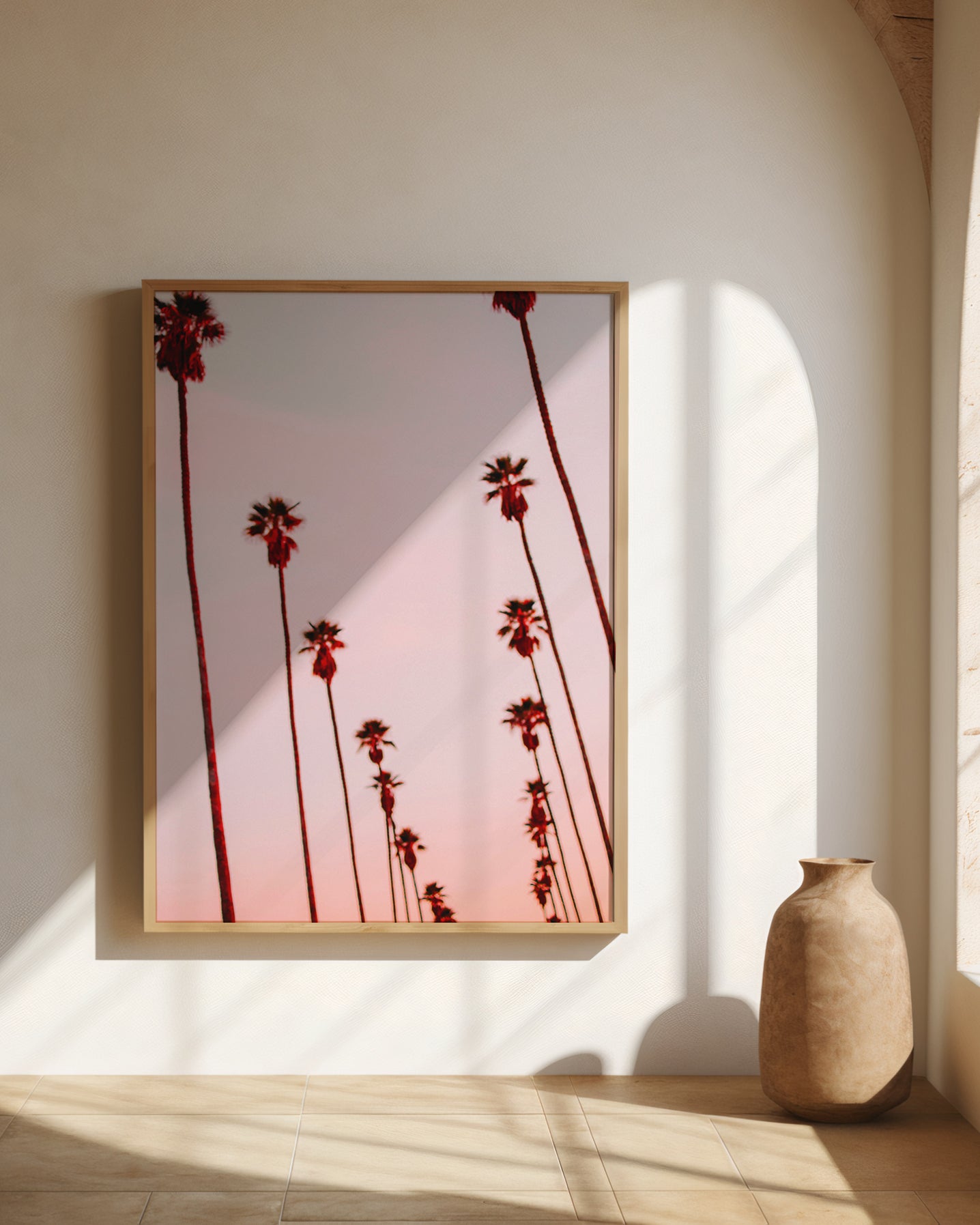 Blurred Palms Print