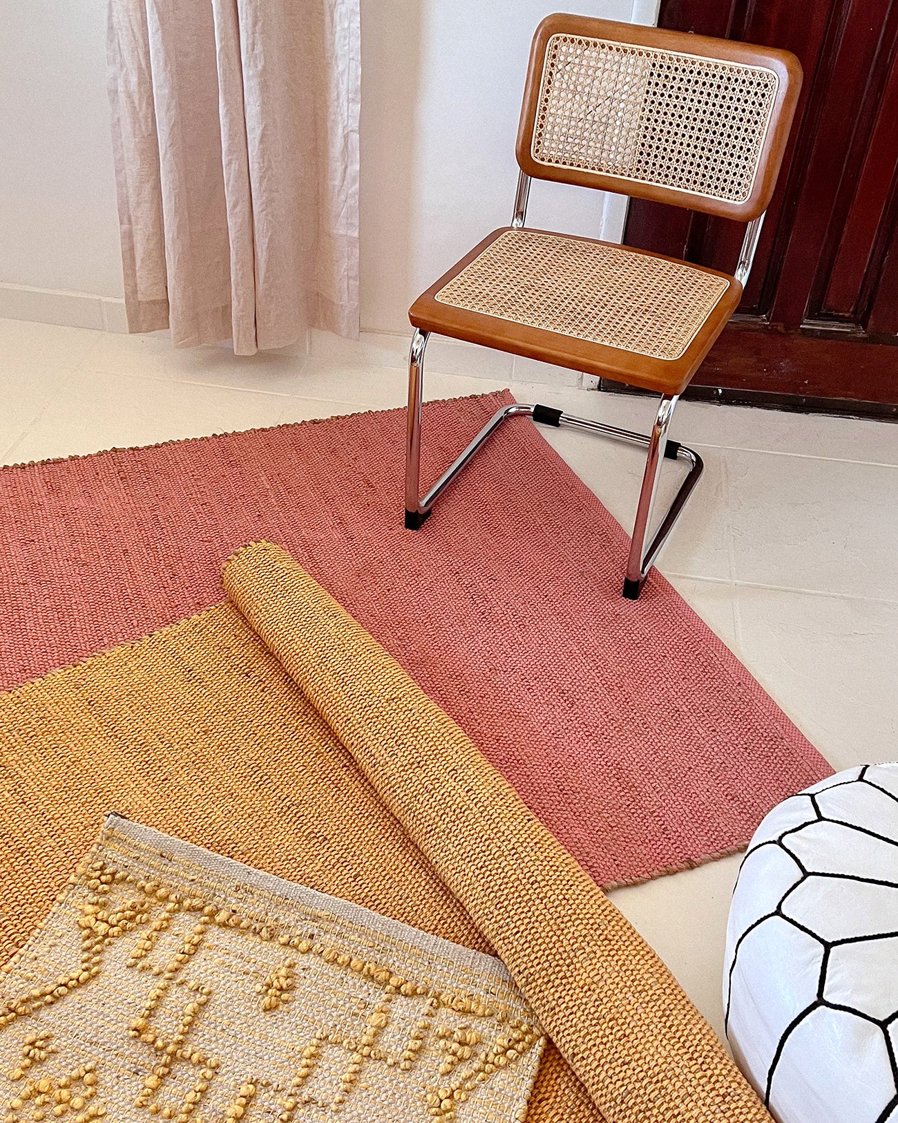 Paloma Pink Jute Rug