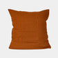 Rust Linen Throw Pillow Cover