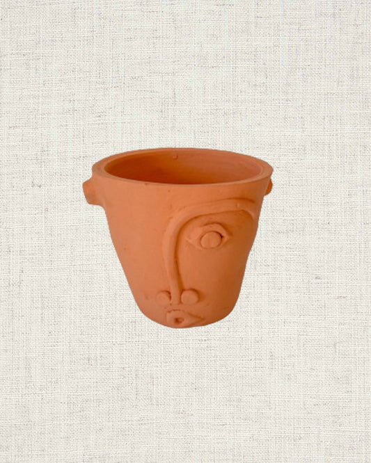 Terracotta Face Planter