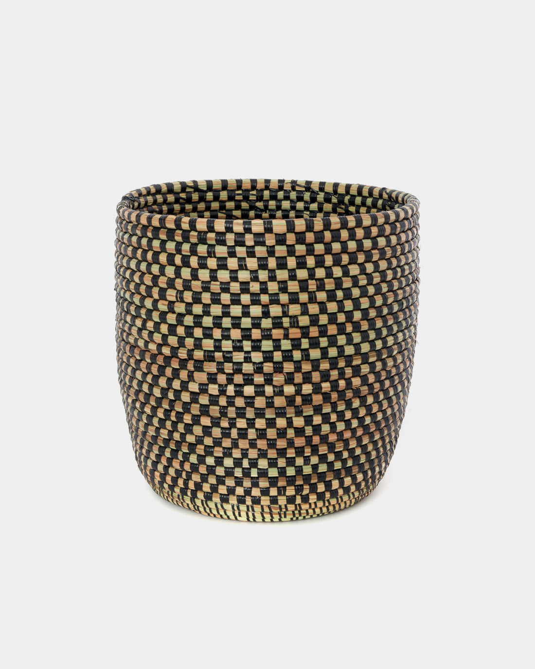 Cleo Tall Checker Basket