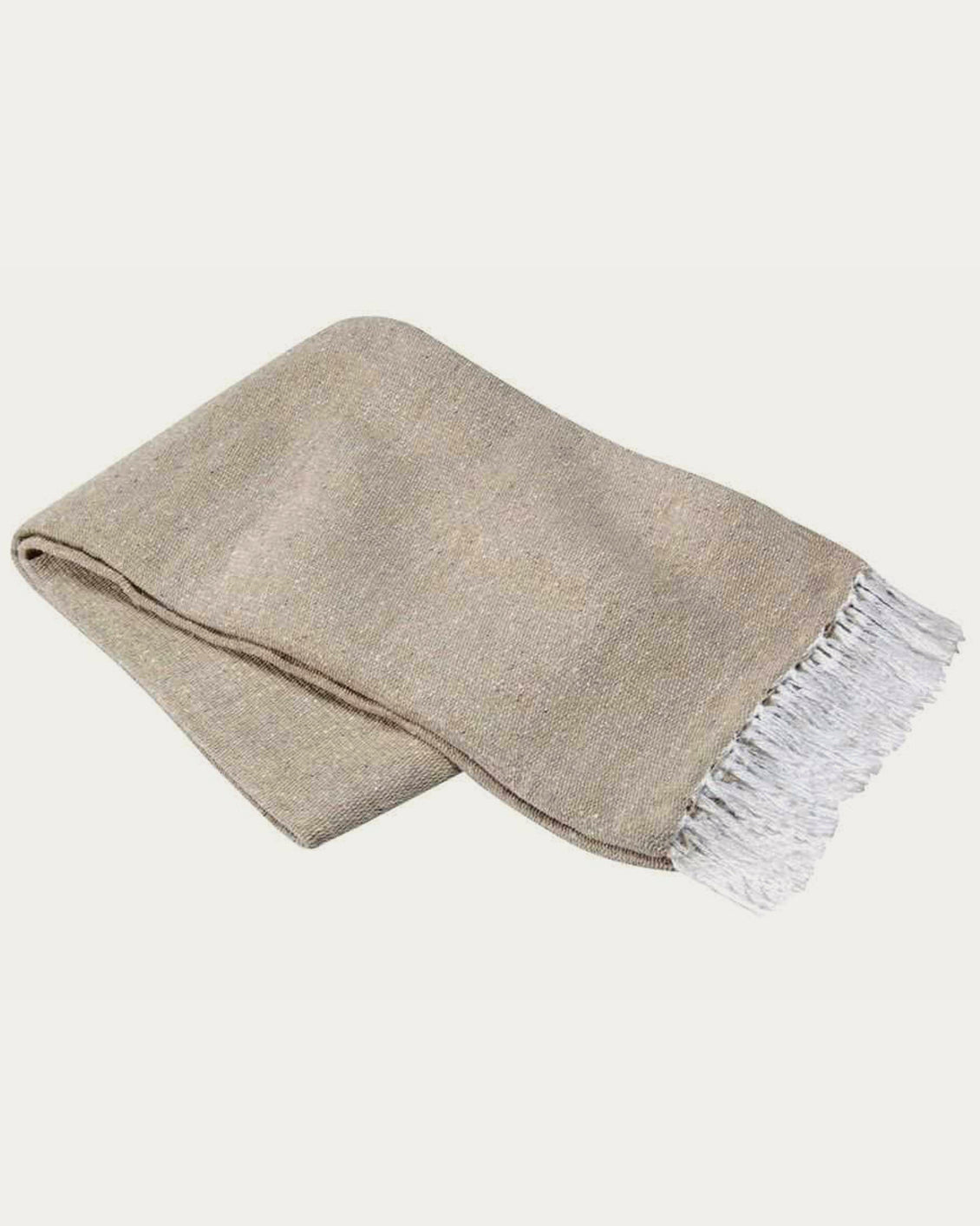 Solid Tan Mexican Blanket