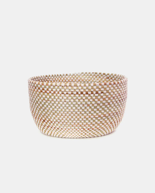 Cleo Checker Storage Basket