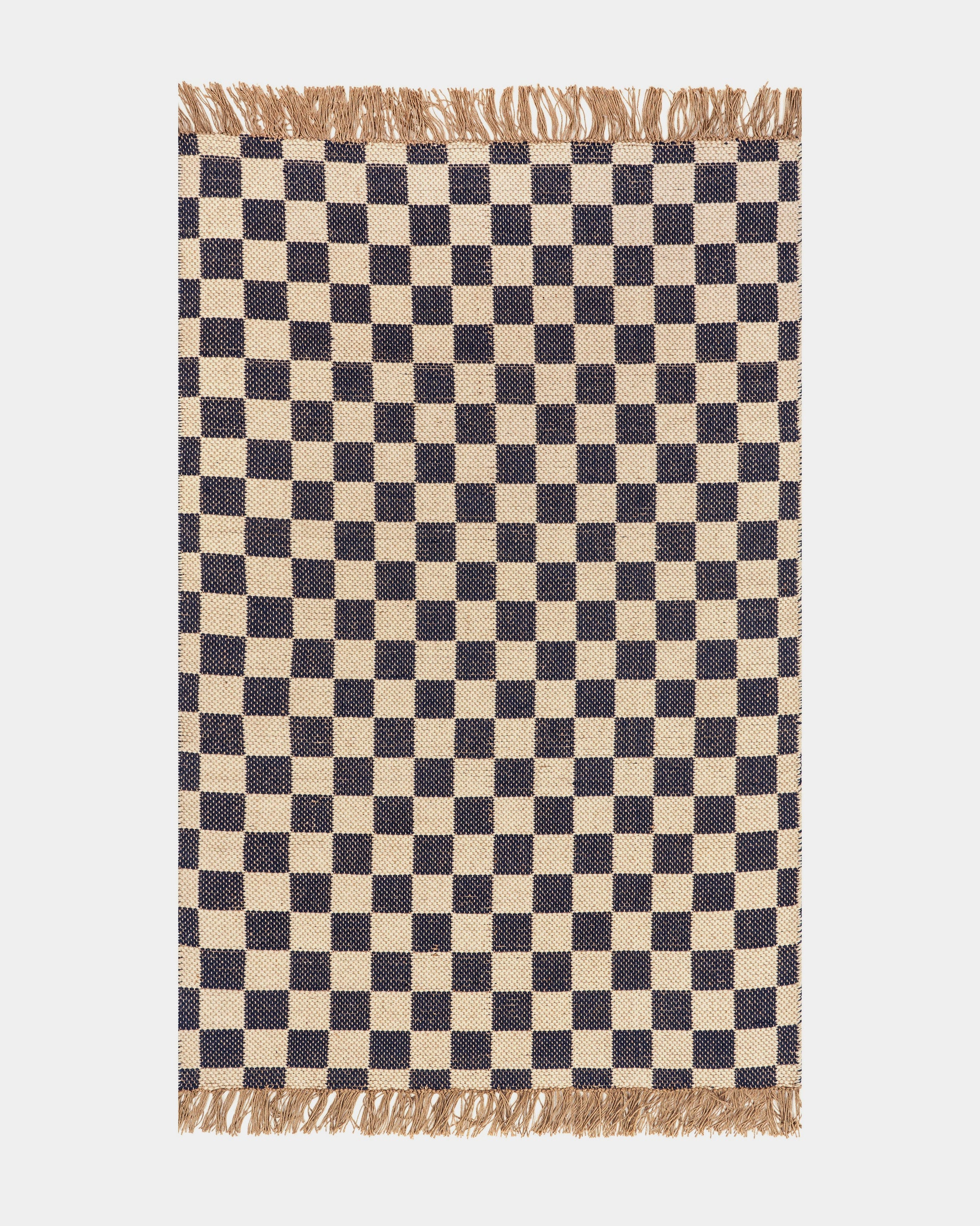 Checker Jute Doormat
