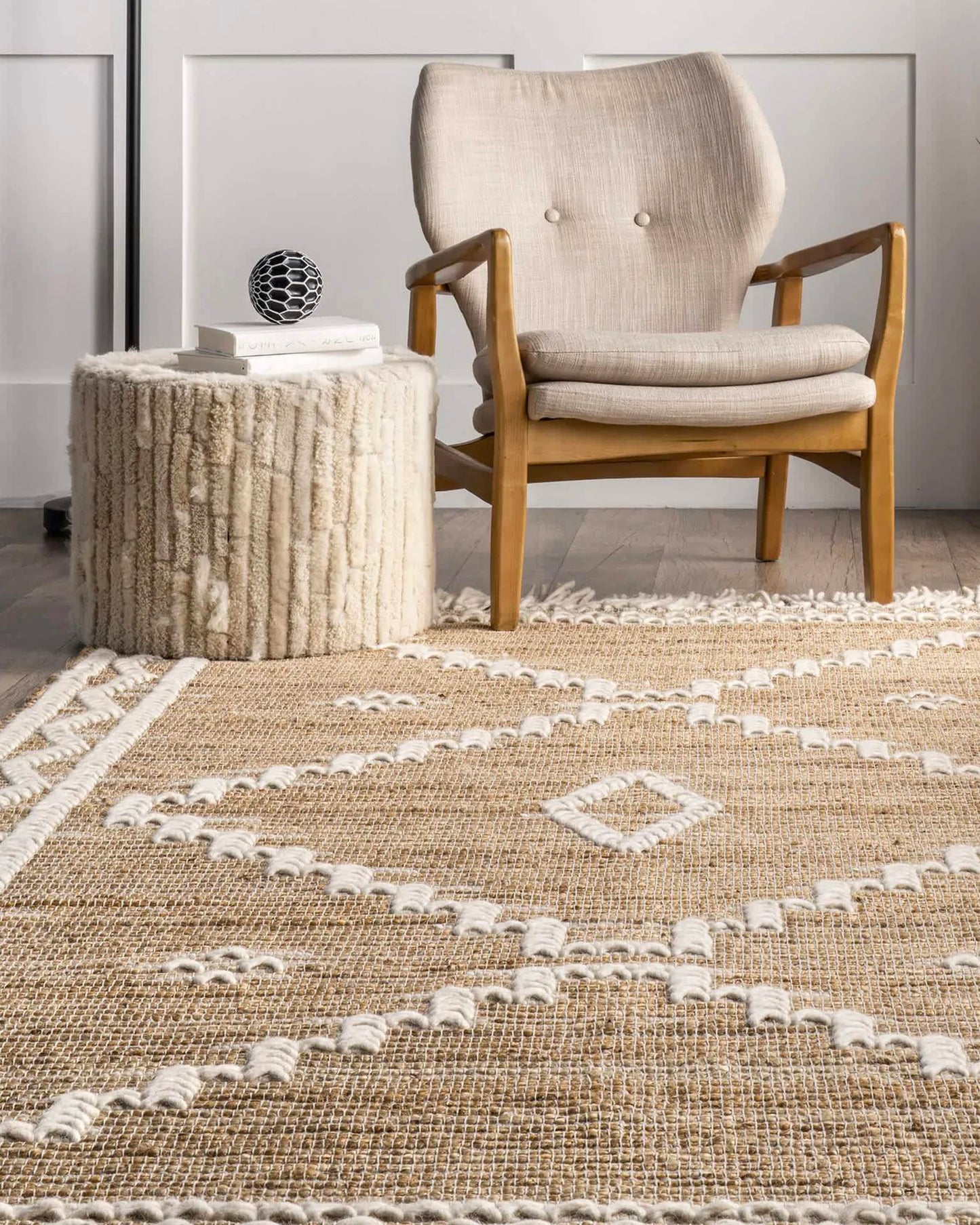 Mari Jute Wool Rug