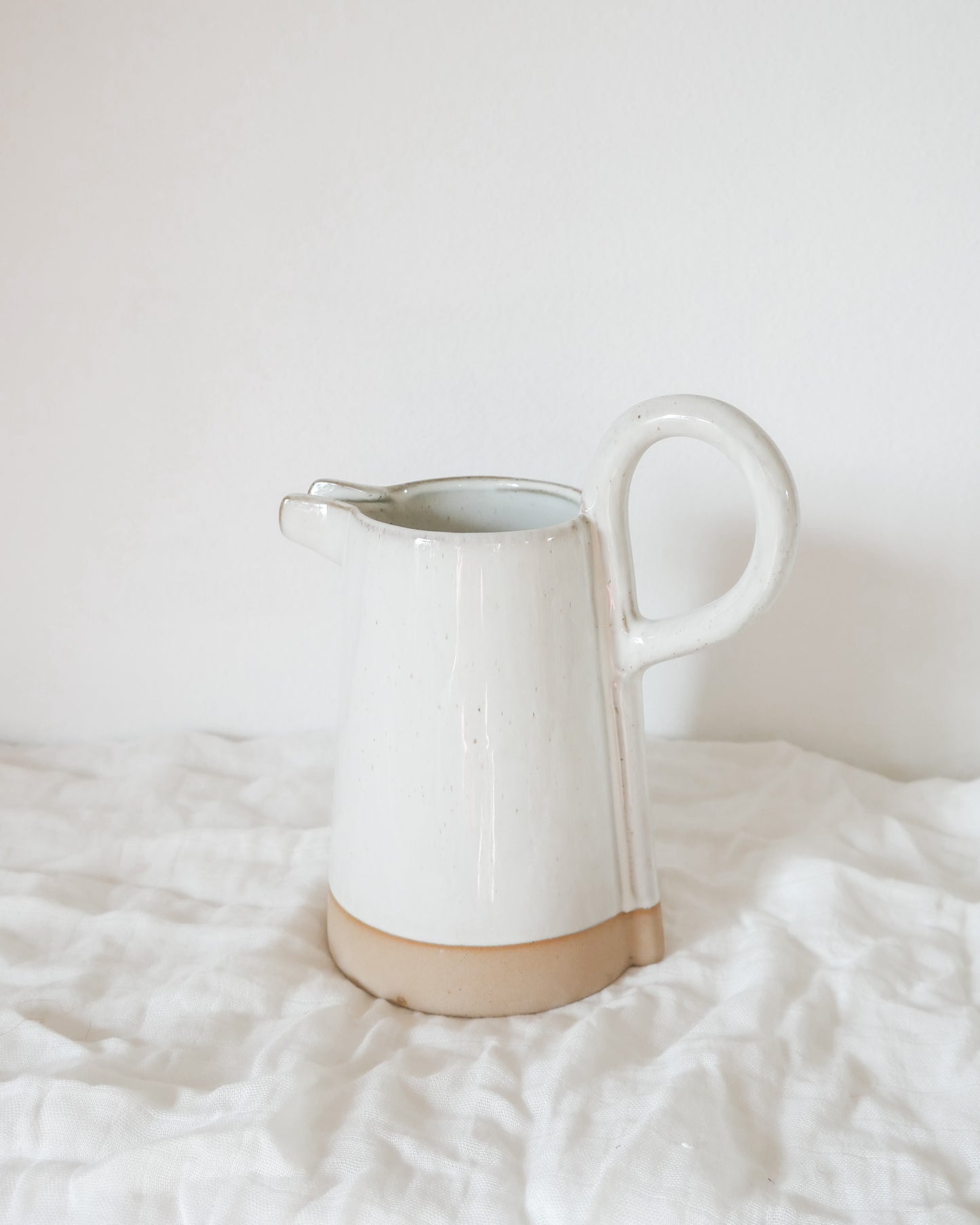 Farmhouse Ceramic Pitcher