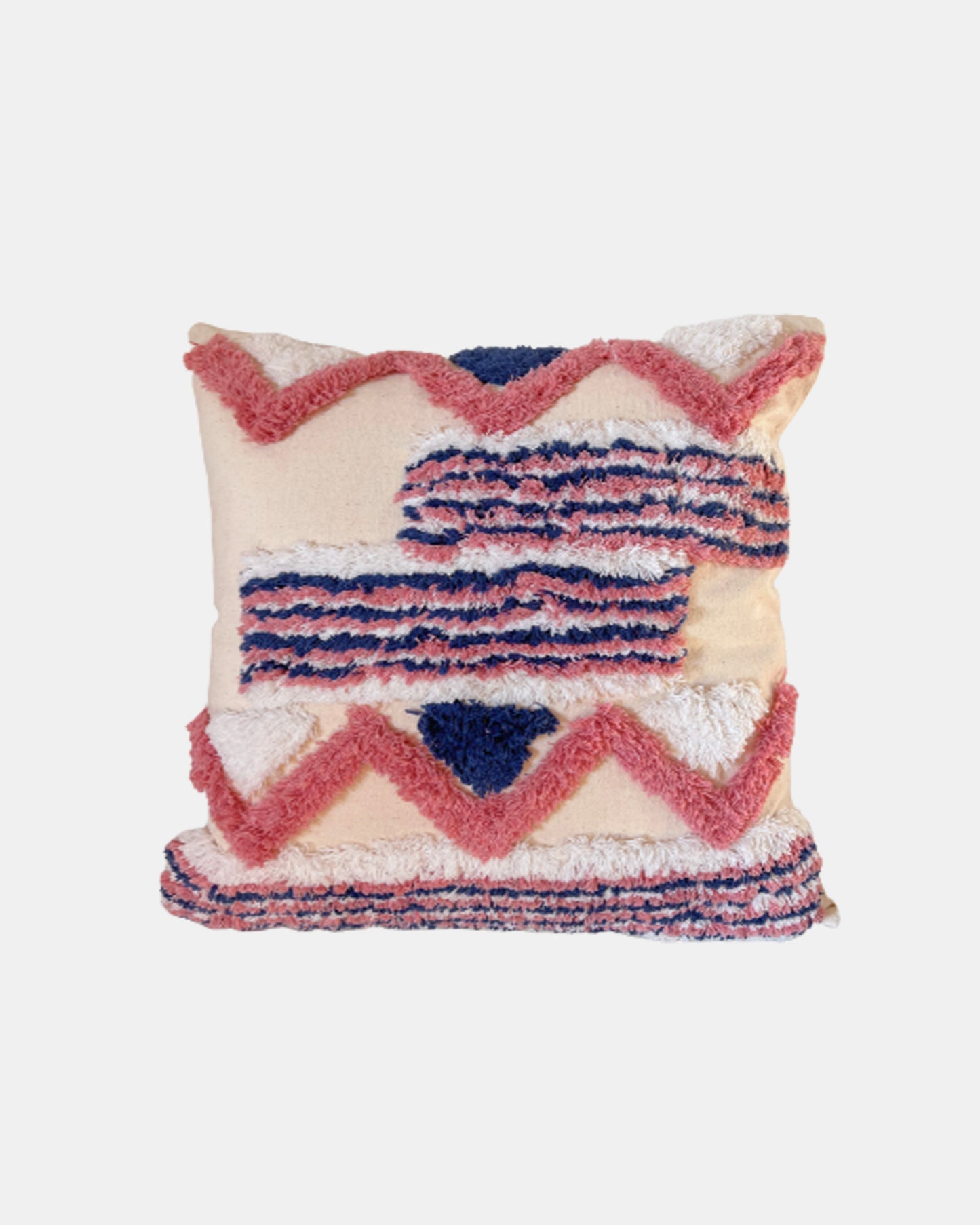 Souk Pink Tufted Throw Pillow