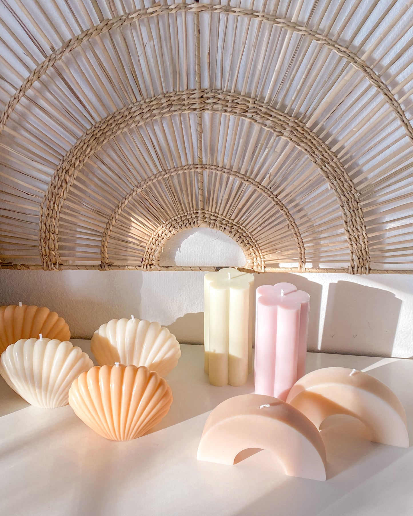 Seashell Candle