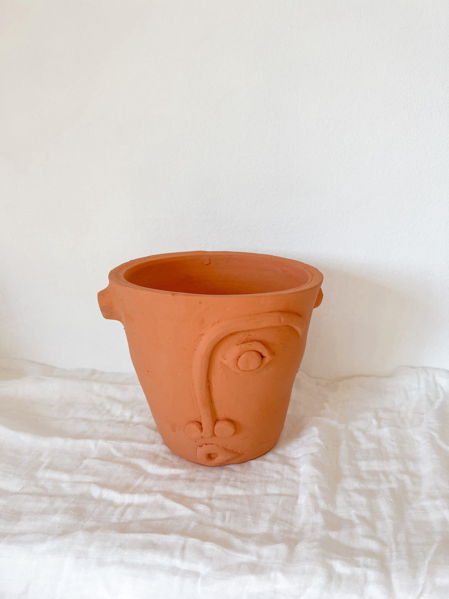 Terracotta Face Planter