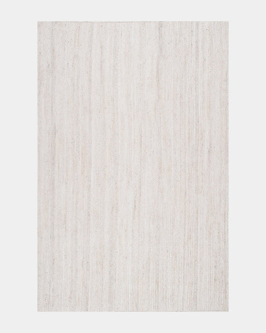 Tess White Jute Rug