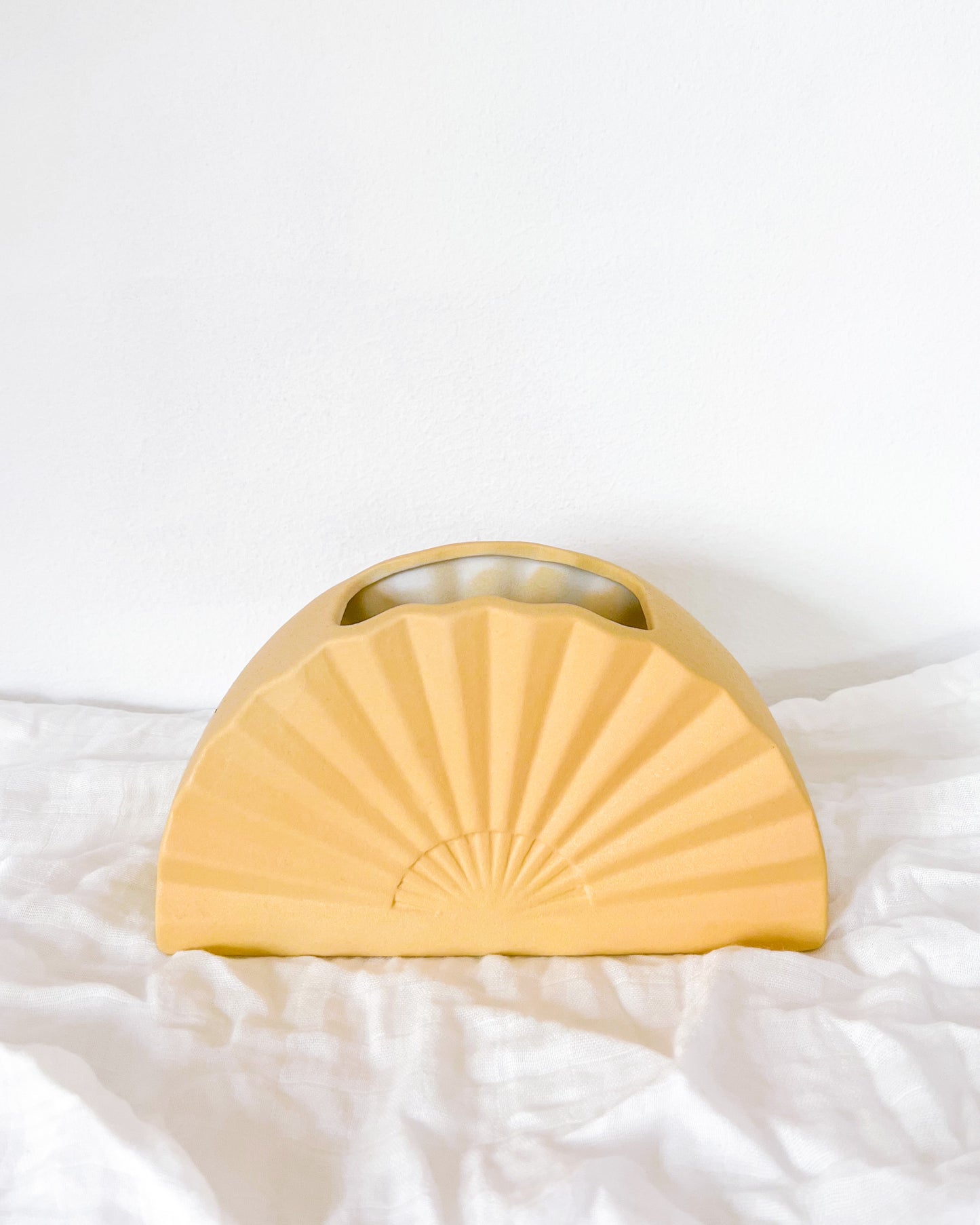 Yellow Sunshine Ceramic Vase