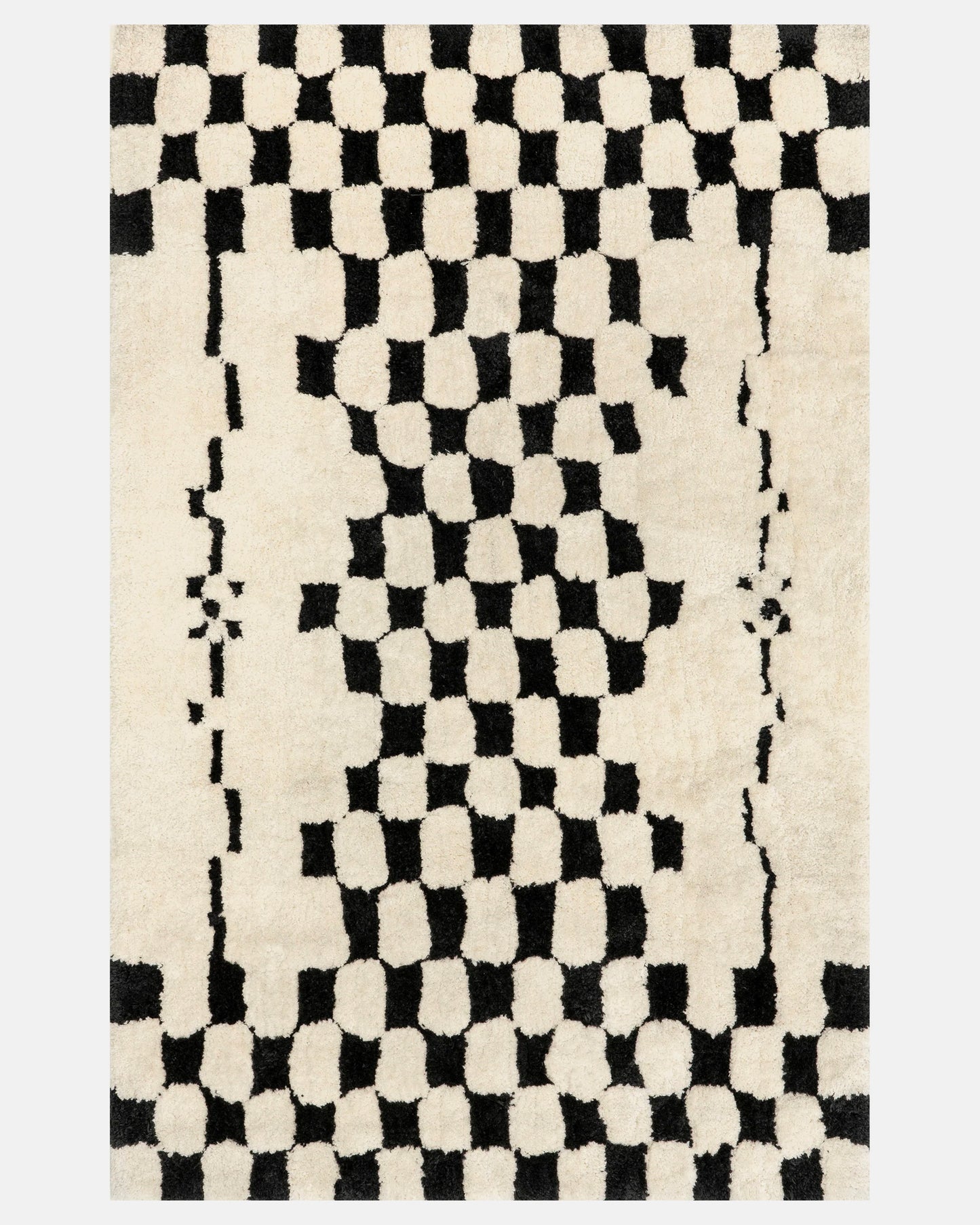 Donna Checkerboard Shag Rug