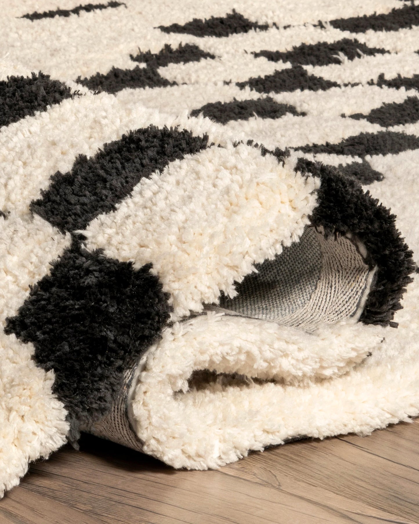 Donna Checkerboard Shag Rug