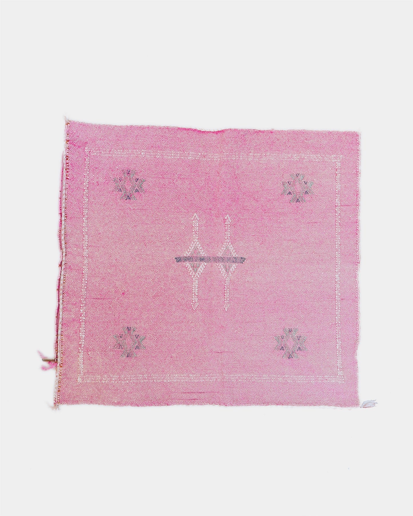 Pink Cactus Silk Pillow