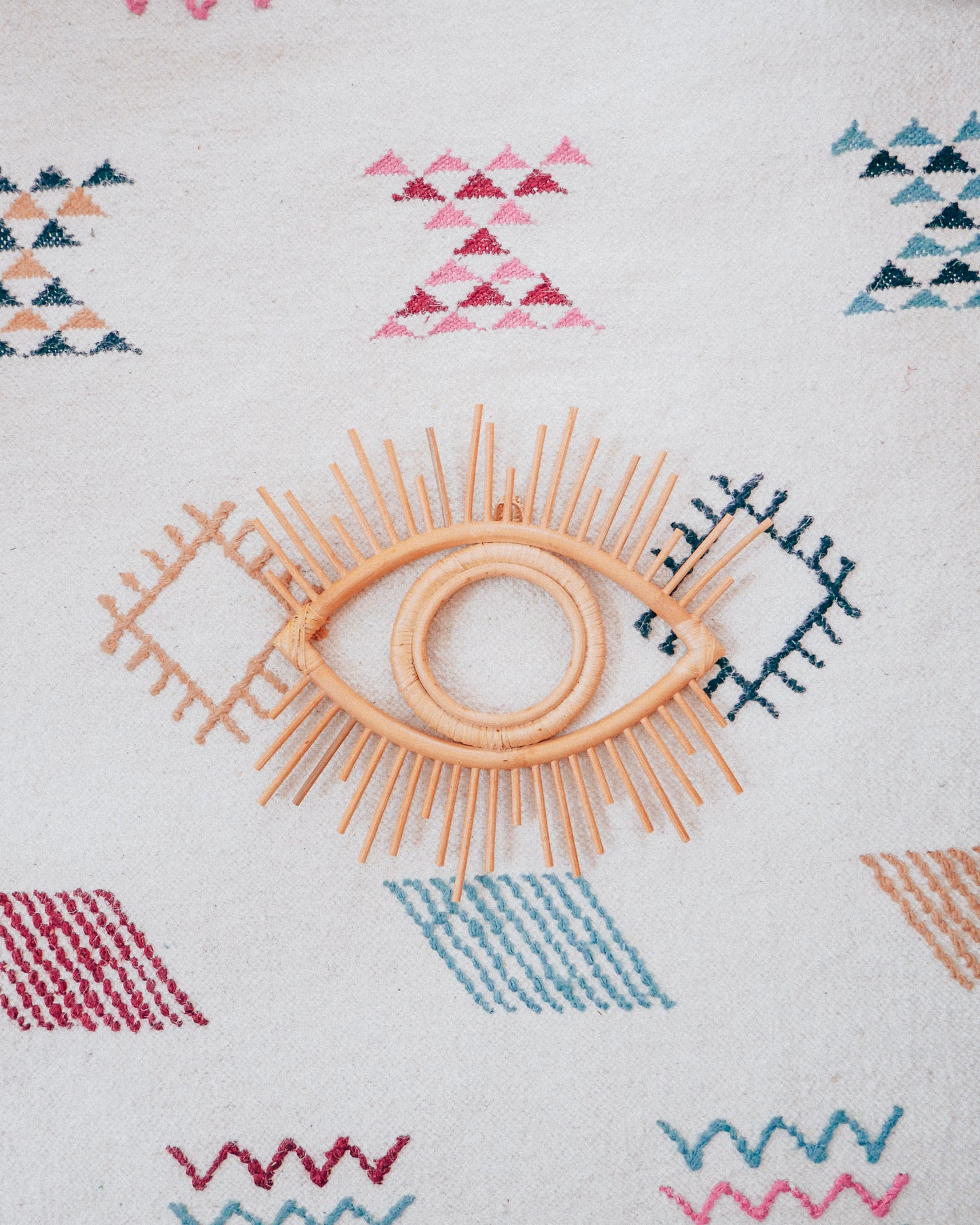 Rattan Eye Wall Decor - Hesby