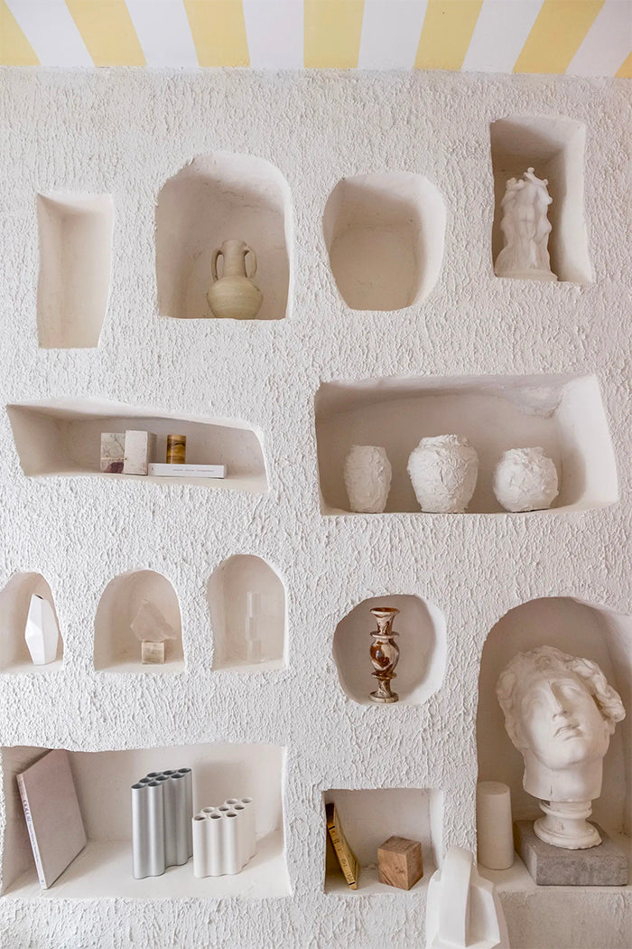 Look We Love: Plaster Built-In Shelving