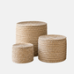 White Woven Storage Basket