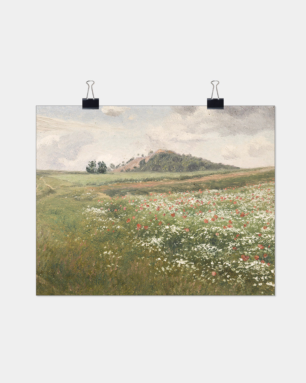 "Fields with Wild Poppies" Art Print