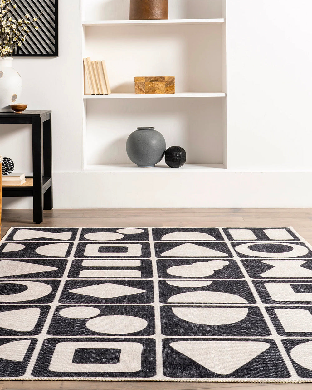 Zuri Abstract Washable Rug