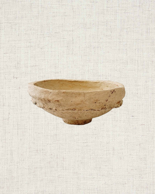 Antique Paper Mache Bowl