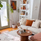Beige Linen Throw Pillow Cover
