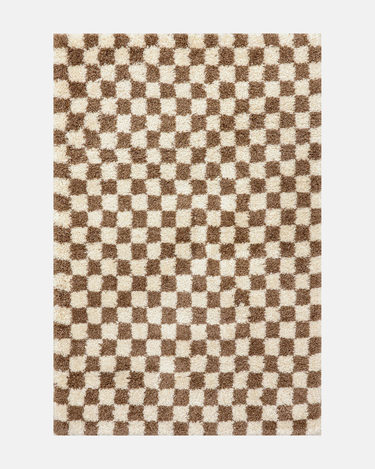 Donna Checkerboard Shag Rug | Hesby Boho Home Decor