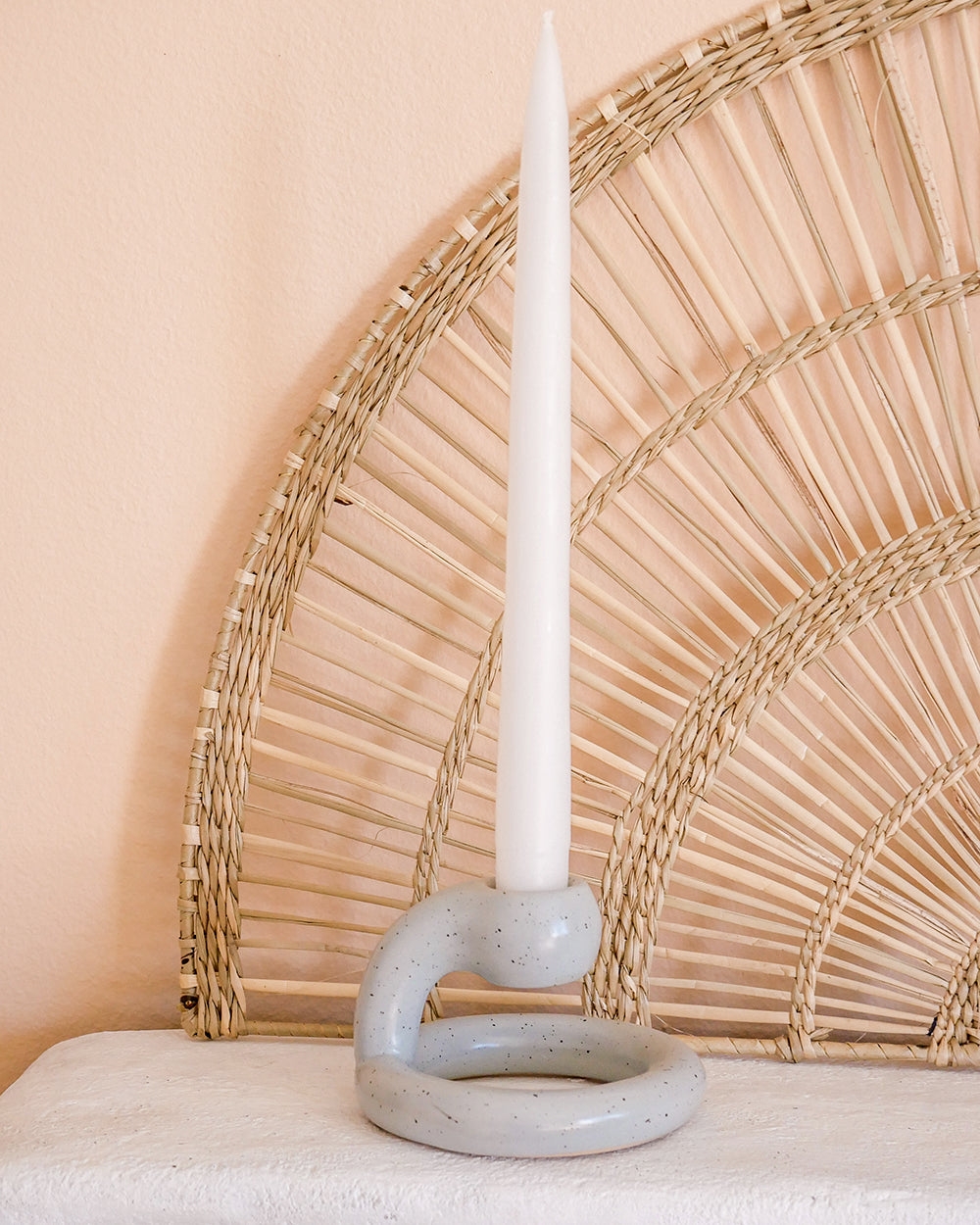 Ceramic Taper Candle Holder