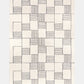 Checkered Tufted Wool Rug