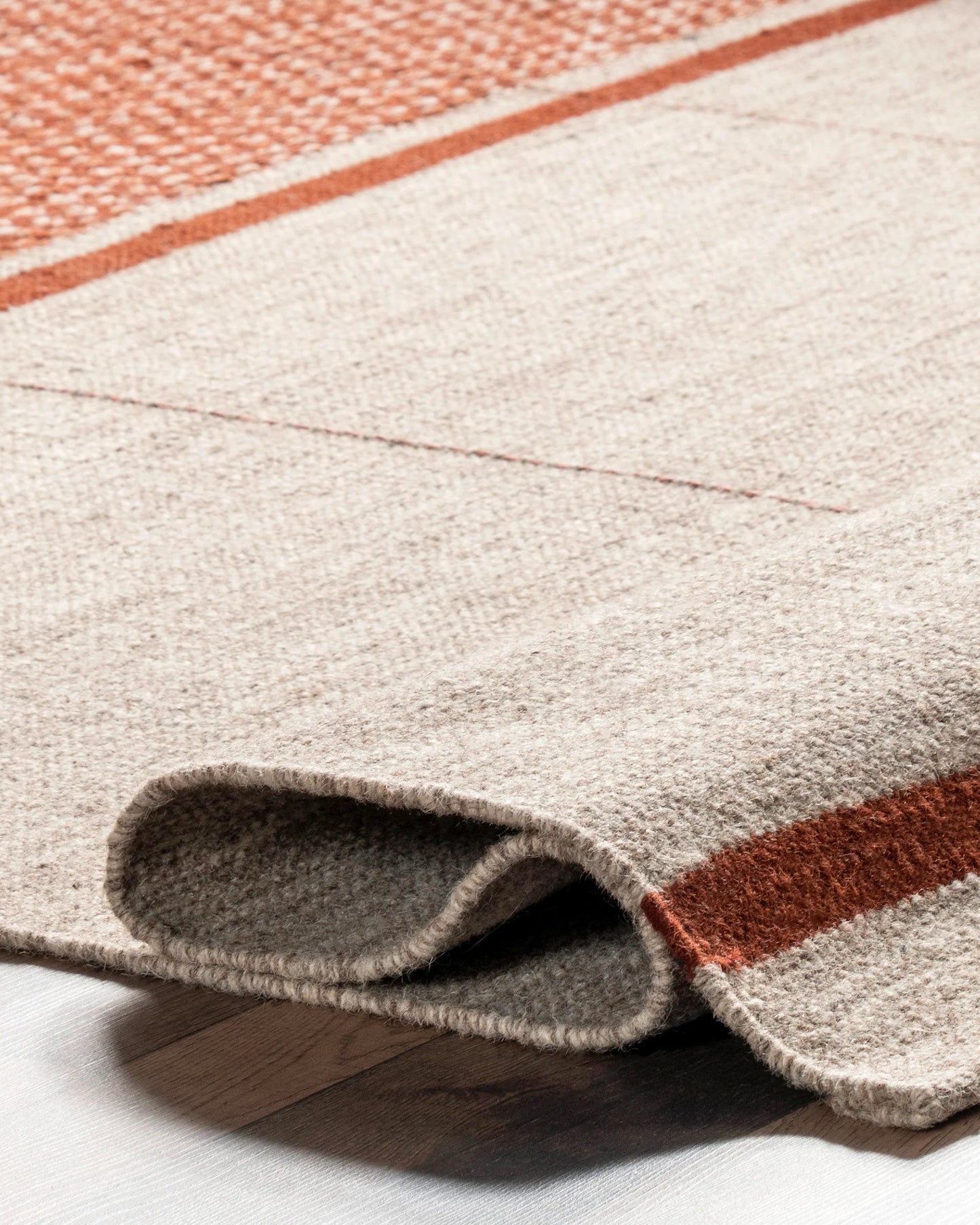 Cruz Rust Wool Rug