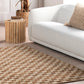 Dune Mini Checkerboard Jute Rug