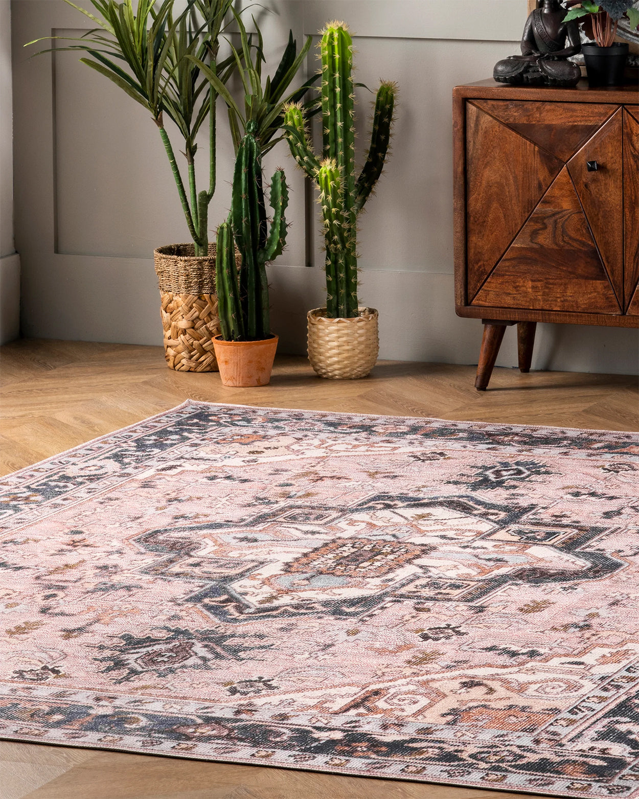 Luz Printed Washable Rug