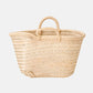 Straw French Market Basket