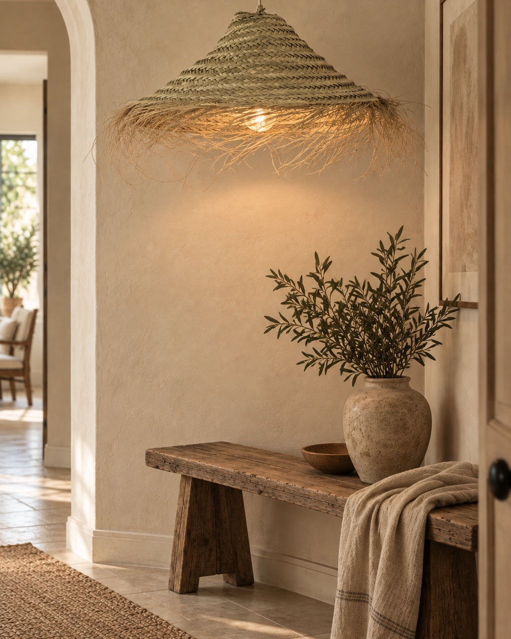 Layla Moroccan Rattan Light Pendant Shade