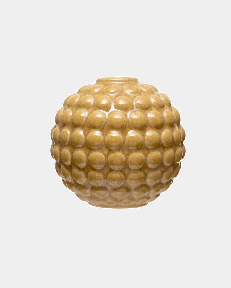 Mustard Bubble Vase
