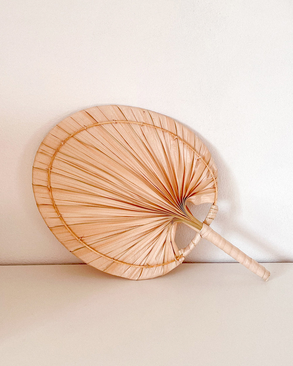 Palm Straw Fan